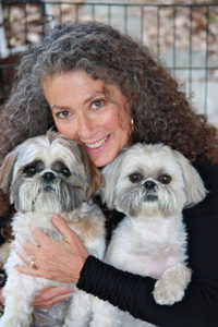 Rachel Rudich and her pups
